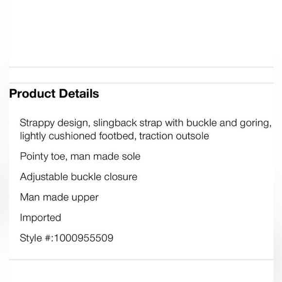 Nine West Densi Pointy Slingback Flats - Picture 6 of 7